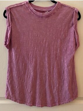ANTHROPOLOGIE Pilcro Muscle Sleeveless Tank in Pink - S
